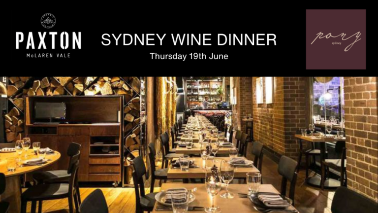 Join us in Sydney for this delicious evening.