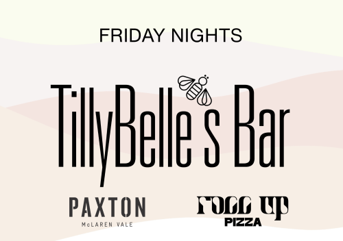 TillyBelle's Bar is back open every Friday night for daylight saving, 5–9pm!