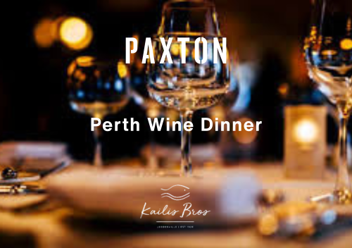 Ben Paxton heads to Perth. An intimate three course dinner at Kailis Bros Leederville, matched to Paxton's finest organic & biodynamic wines